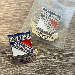 New York Rangers 2024 Stanley Cup Playoffs Pins (2)